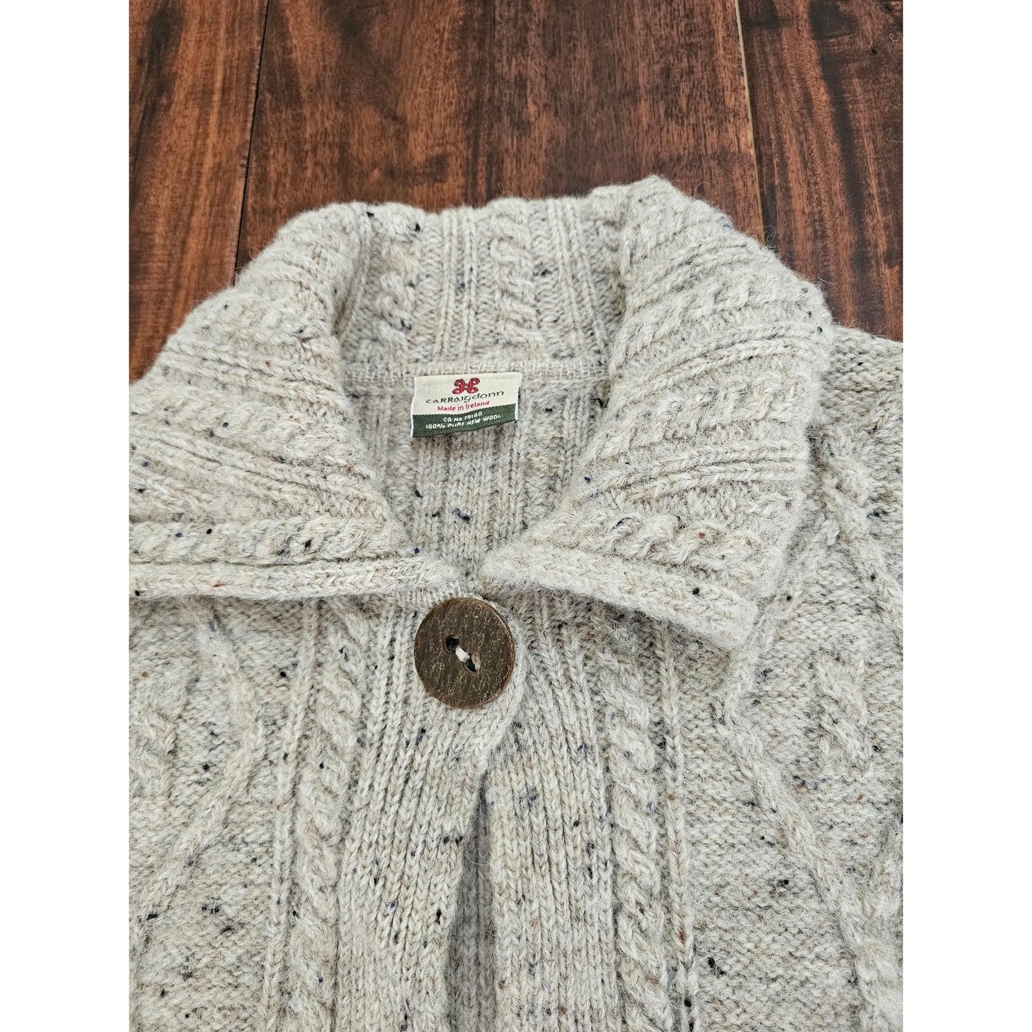 Carraig Donn wool cardigan womens size M