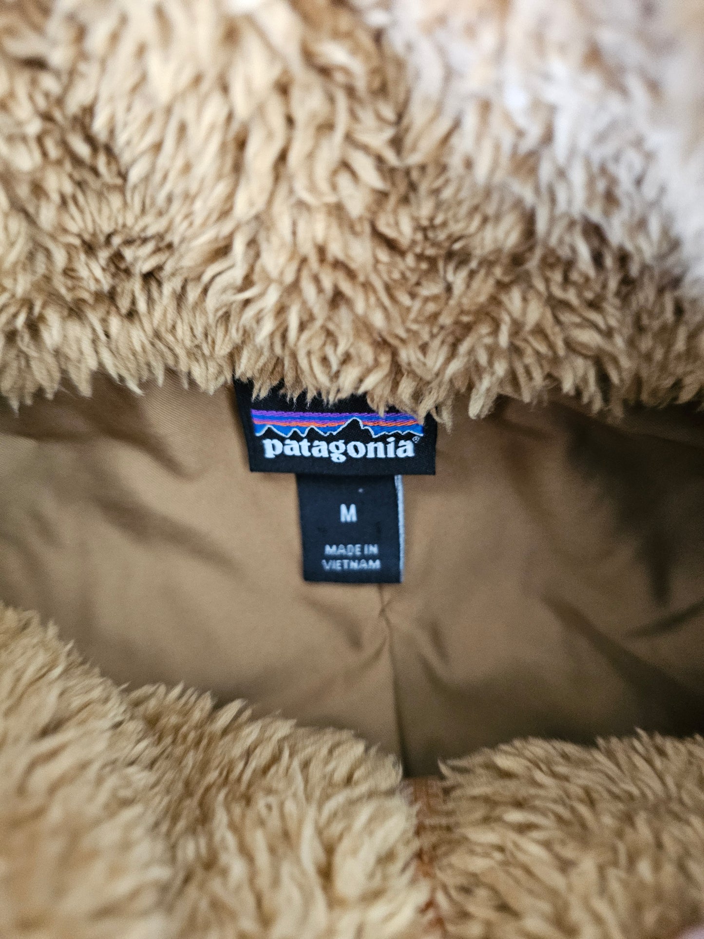 Patagonia Los Gatos brown fleece vest womens size M