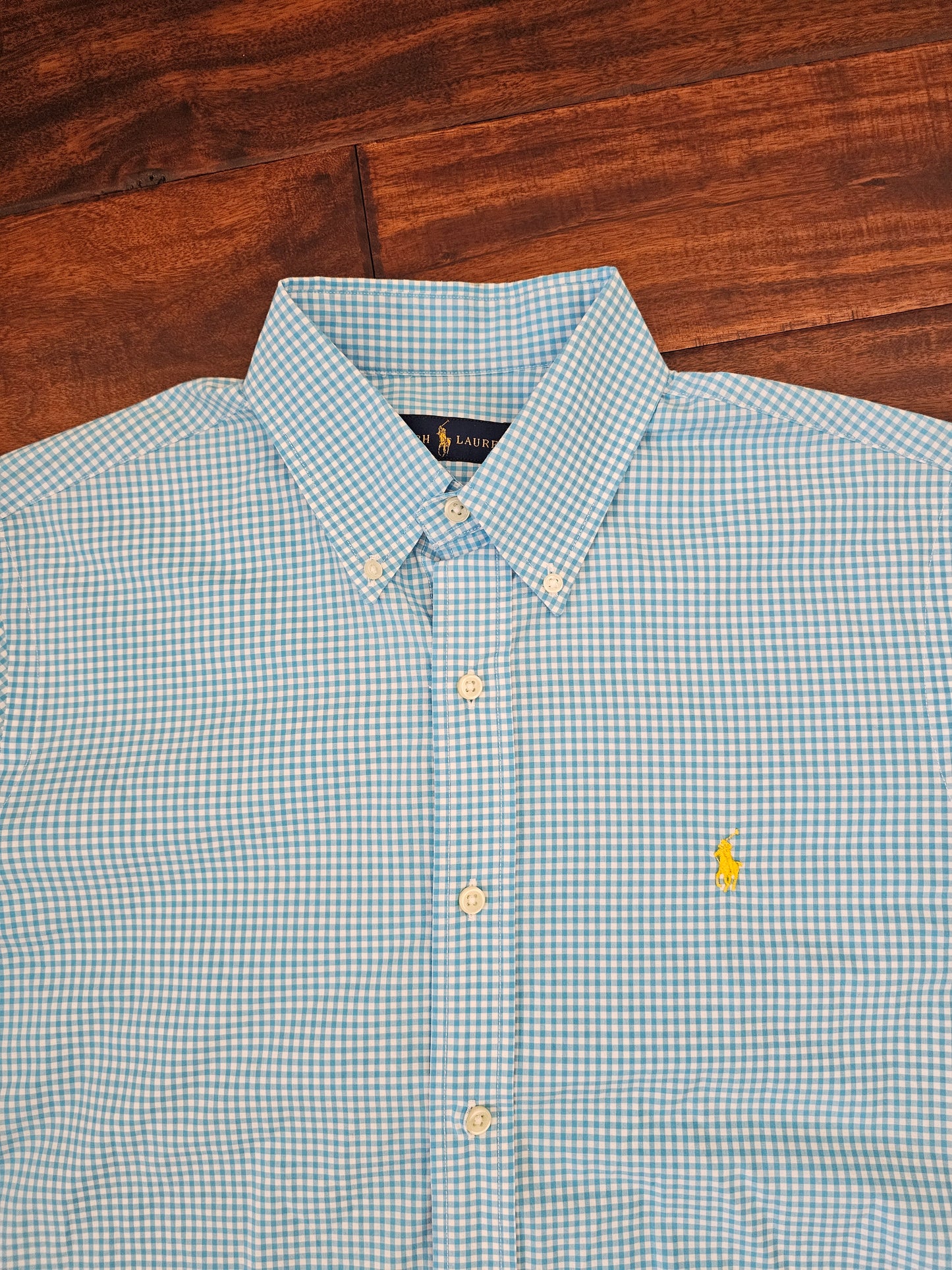 Polo Ralph Lauren baby blue button down shirt Mens size M