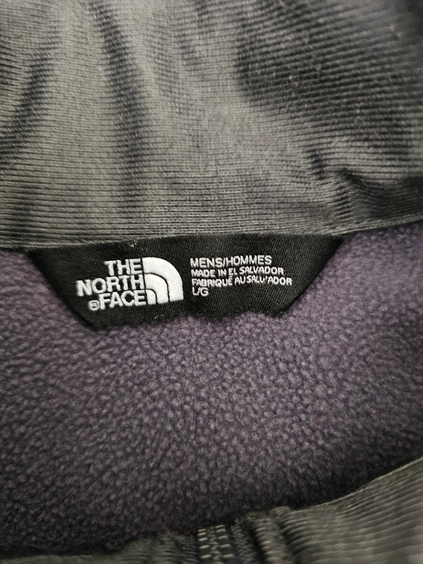 The North Face gray pullover half zip sweater mens size L