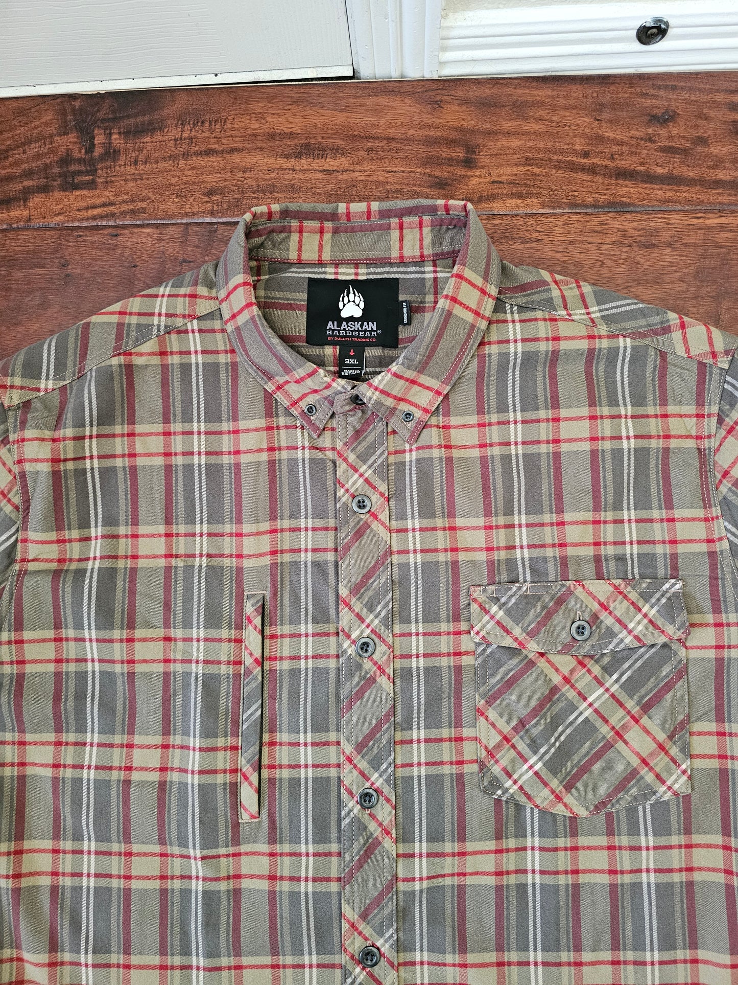 Alaskan hardgear by Duluth flannel shirt mens size 3XL