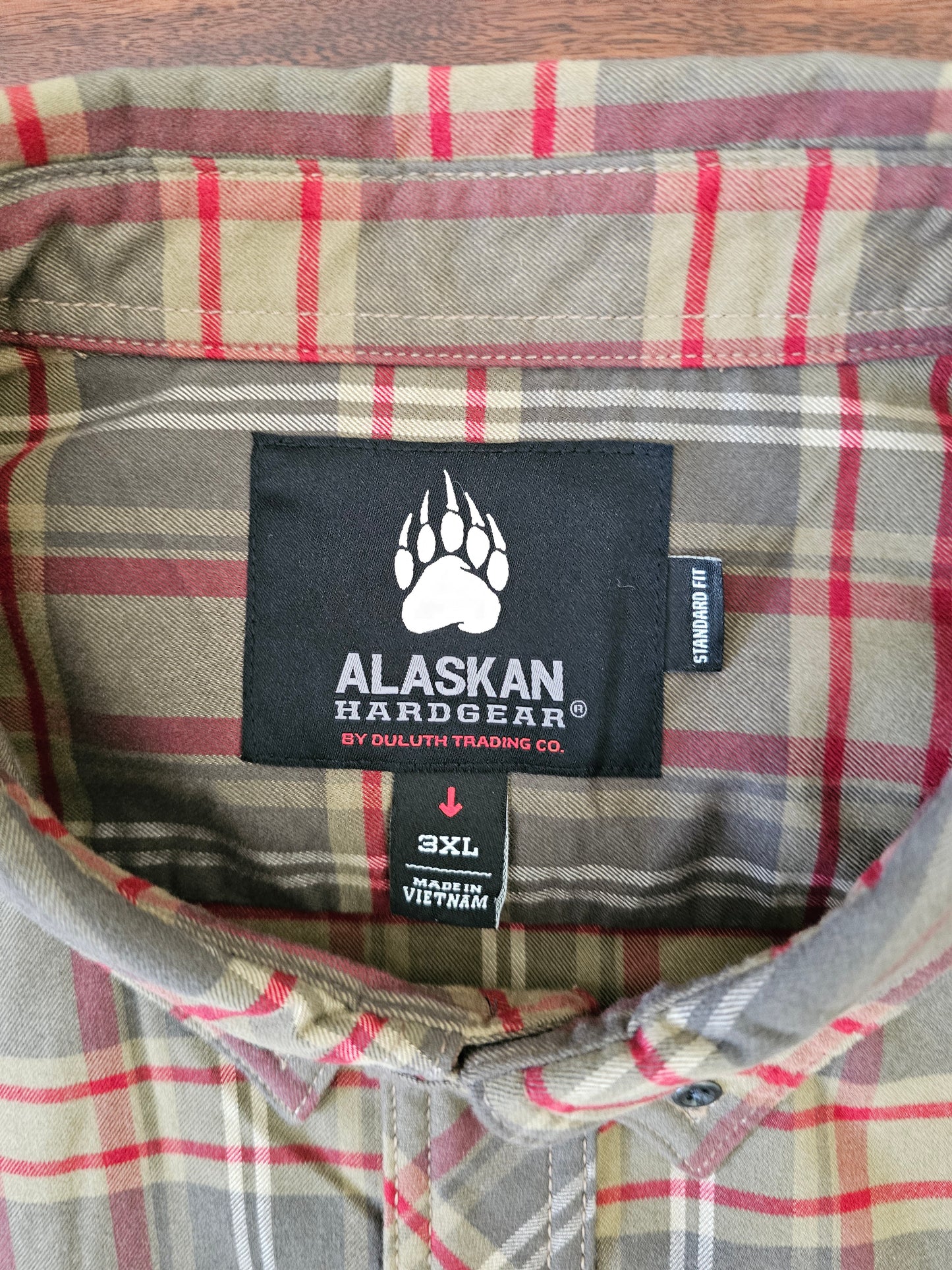 Alaskan hardgear by Duluth flannel shirt mens size 3XL