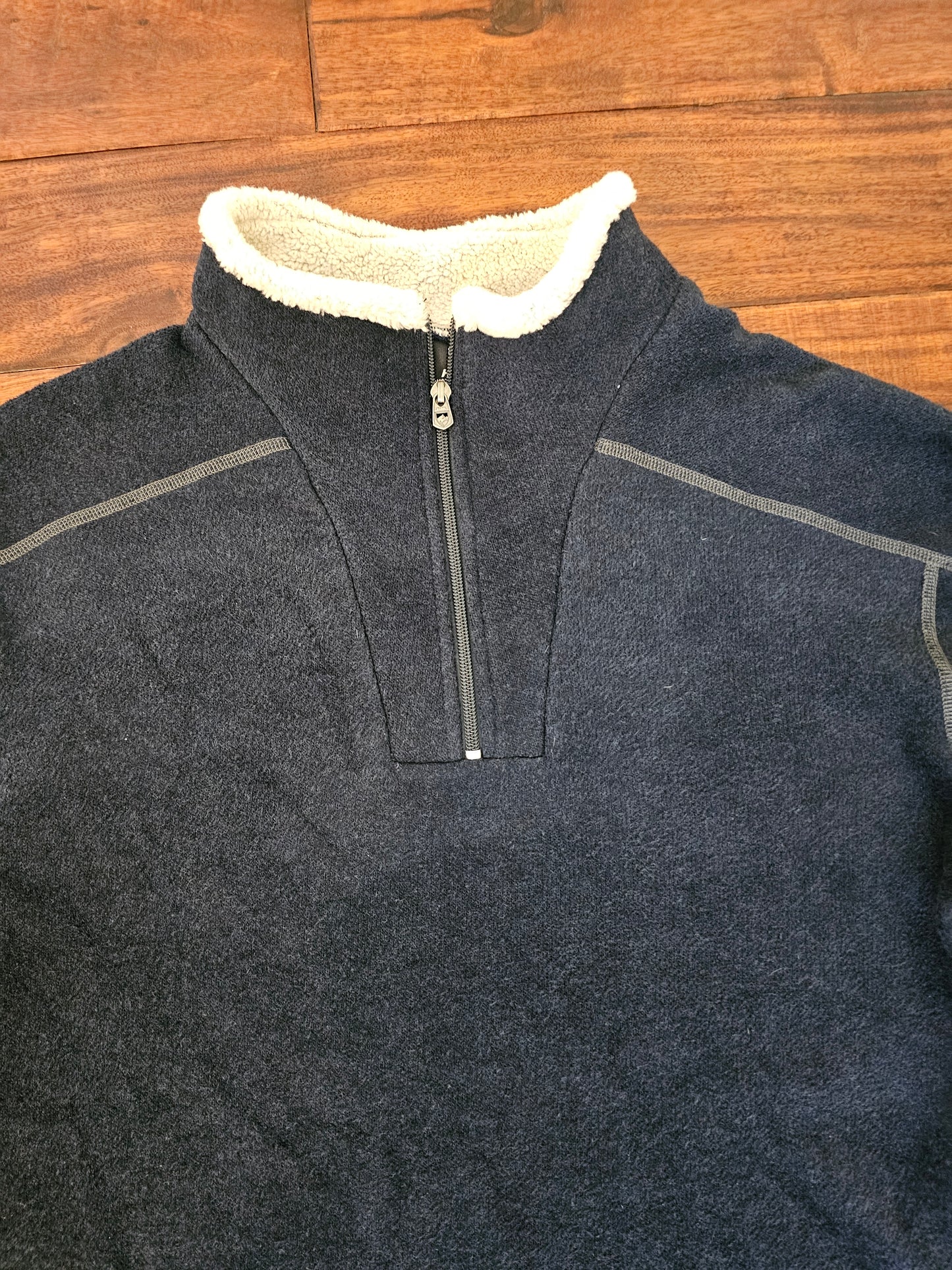 KÜHL blue pullover fleece sweater mens size XL