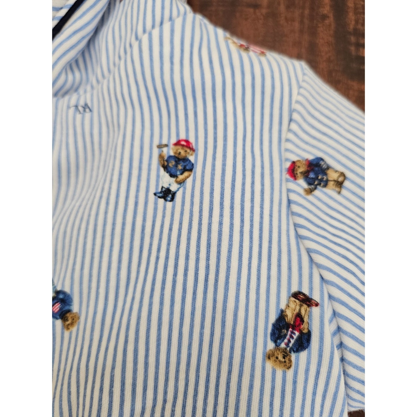 Polo Ralph Lauren bear pattern infant robe size 6 months