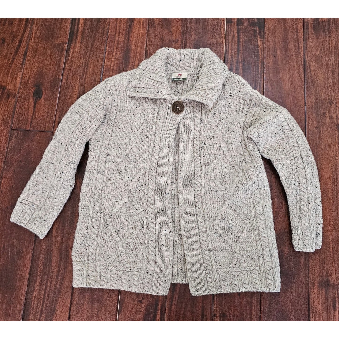 Carraig Donn wool cardigan womens size M