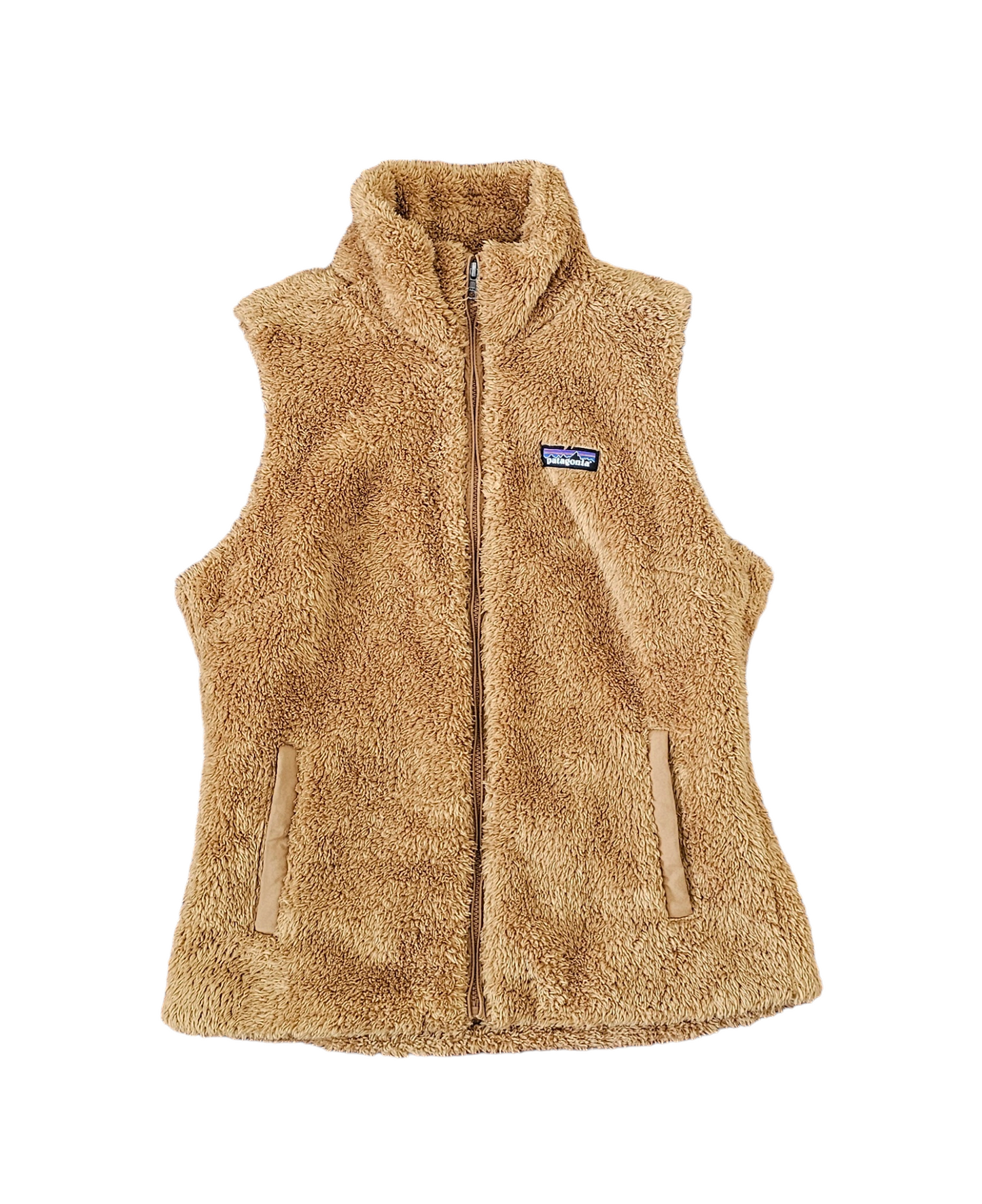 Patagonia Los Gatos brown fleece vest womens size M