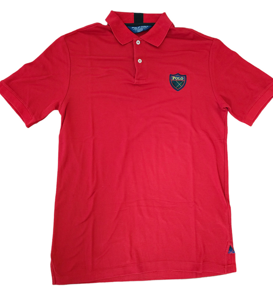 Polo Ralph Lauren red polo golf shirt mens size S